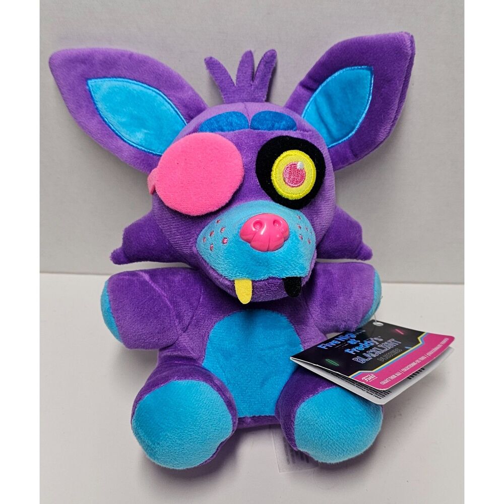 Funko FNAF Blacklight Purple Foxy Plush 8" New with Tags